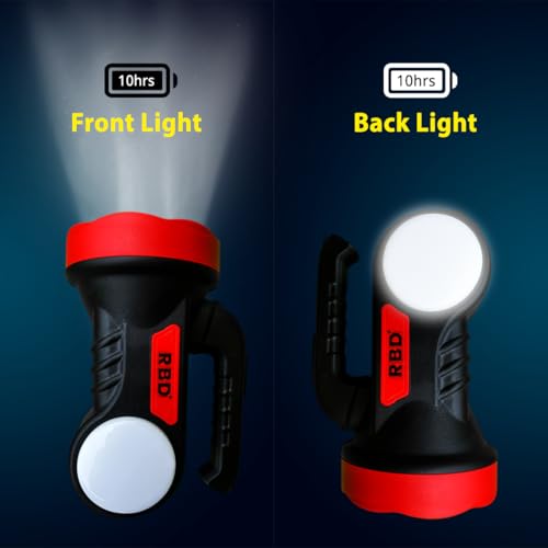 RBD Chowkidar 2.0 Powerful Torch | 4000mAh Battery 3.7V | 700 Meter Long Range | Tough & Shockproof Body | Type-C Fast Charger | Heavy Duty LED Flashlight for Outdoor & Security Use - Image 3