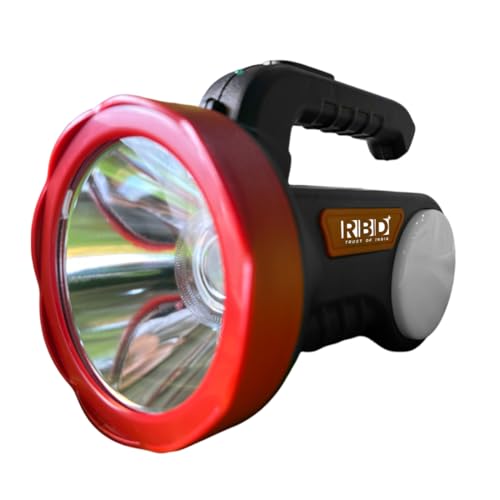 RBD Chowkidar 2.0 Powerful Torch | 4000mAh Battery 3.7V | 700 Meter Long Range | Tough & Shockproof Body | Type-C Fast Charger | Heavy Duty LED Flashlight for Outdoor & Security Use - Image 1