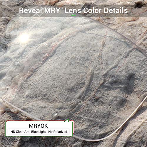 Mryok UV400 Replacement Lenses Compatible with Ray-Ban Meta Headliner RW4009 50mm - HD Clear Anti Blue Light - Image 4