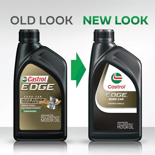 Castrol Edge Euro 0W-40 A3/B4 Advanced Full Synthetic Motor Oil, 1 Quart, Pack of 6 - Image 2
