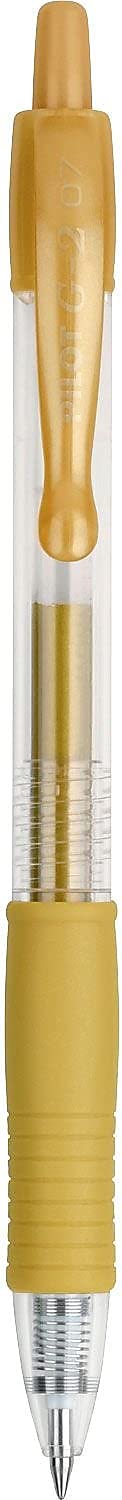 Pilot, G2 Metallics Gel Roller Pens, Fine Point 0.7 mm, Assorted Colors, Pack of 5 - Image 3