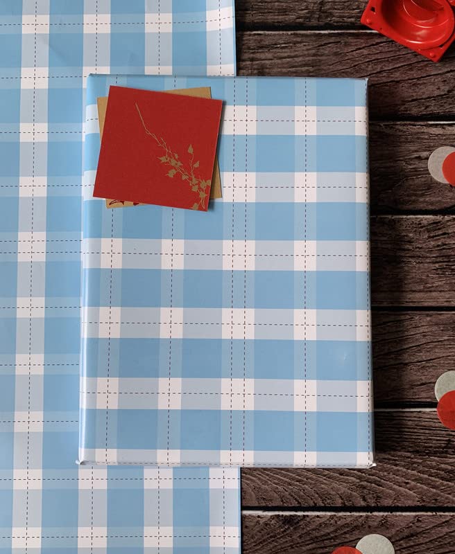 Dovetail Tiffany Square Gift Wrapping Paper Sheet Pack of 20 - Image 1