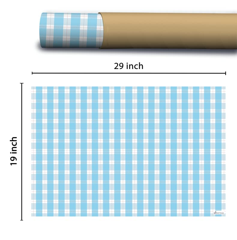 Dovetail Tiffany Square Gift Wrapping Paper Sheet Pack of 20 - Image 2
