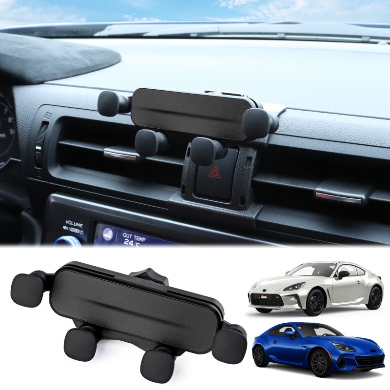 KUNGKIC for Toyota GR86 Subaru BRZ 2021 2022 2023 2024 2025 Universal Auto Phone Holder Car Cradle Rotatable Clip Cell Phone Cradle Mount Fit for 3555 Inch Phone Interior Accessories - Image 2