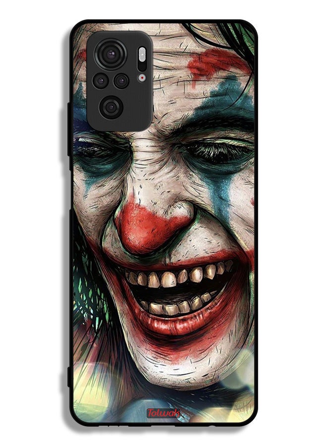 Tolwak Xiaomi Redmi Note 10S Protective Case Cover Joker Laughing Face - Image 2