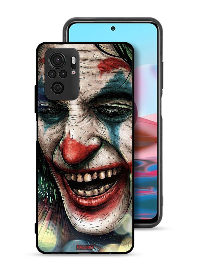 Tolwak Xiaomi Redmi Note 10S Protective Case Cover Joker Laughing Face - Image 1