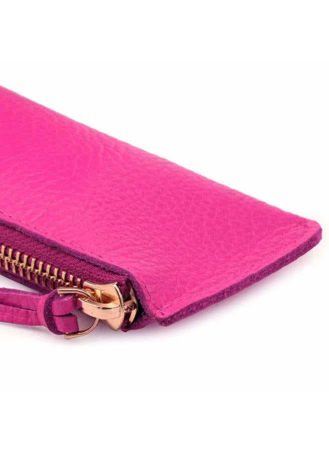 LONDO Genuine Leather Pen Case with Zipper Closure, Pencil Pouch Stationery Bag, OTTO251 - Image 3