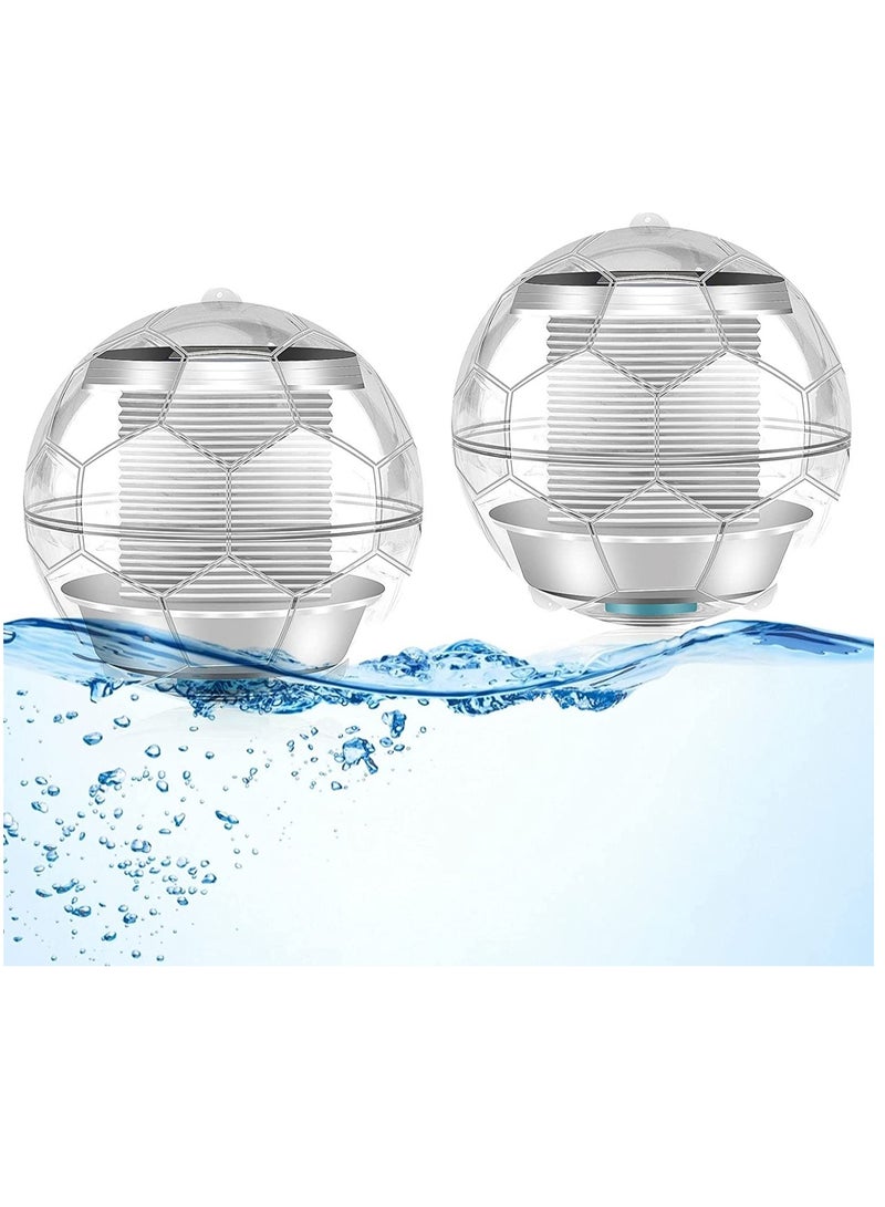 Solar Floating Pool Lights Powered LED Night Light Waterproof Pond Lights with Color Changing Light Balls for Swimming Pool Pond Fountain Garden Party Home Decor - Image 1