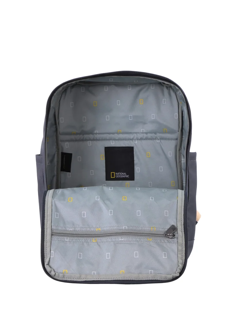 National Geographic 15 National Geographic LEGEND Small Backpack Anthracite For Men And Women, Durable Water Resistant Padded Laptop Casual Dark Tone Grey Daypack, Bag For School College Office Leisure Outdoor Travel  | Best Price UAE