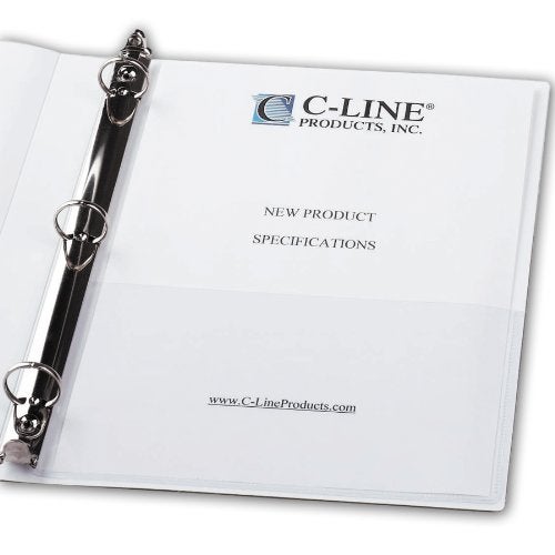 C-Line Self-Adhesive Add-On Filing Pockets, 8-3/4 x 5-1/8, 10 per Pack (70185) - Image 3