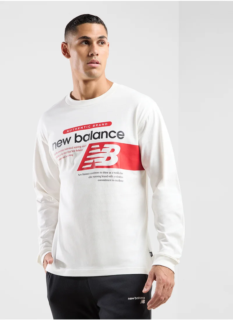 New Balance Athletics Relaxed Player Long Sleeve