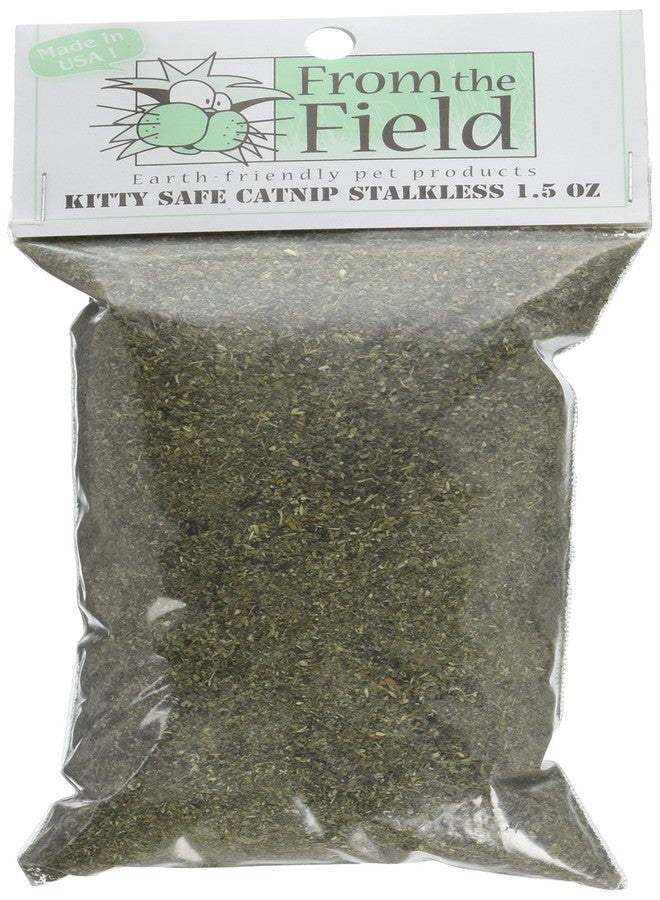 from The Field | Fine Ground Stalkless Catnip | Premium USA-Grown Catnip for Toys & Playtime | Fresh, Potent, Non-Toxic, Eco-Friendly | Safe for Kittens & Cats | Resealable 1.5 Oz Bag - Image 1