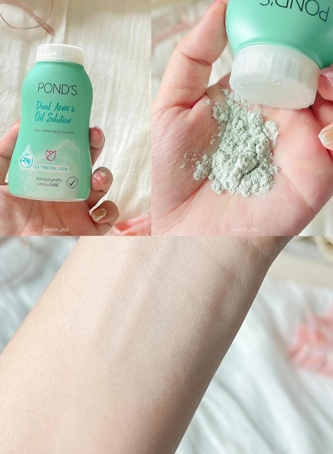 بوندز بودرة بوندز دوال لعلاج حب الشباب والتحكم في الزيوت 50 جم بيرفكت رادينس بي بي لتفتيح البشرة ولمسة نهائية مطفية - Image 2