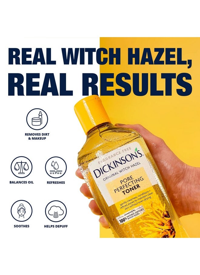 ديكنسون تونر Witch Hazel الأصلي لتحسين المسام، طبيعي 100%، عدد 3  - Image 3