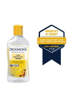 Dickinson's Original Witch Hazel Pore Perfecting Toner, 100% Natural, 3 Count  - Image 2