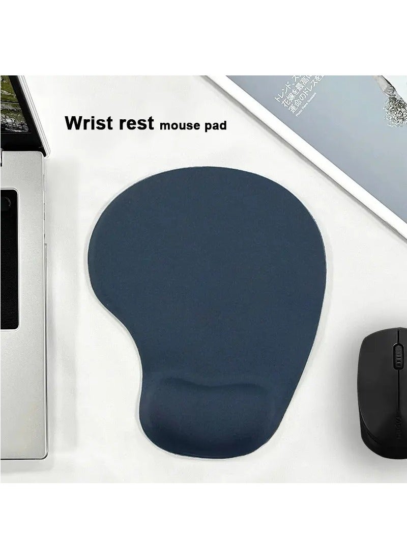 GEL Mousepad w-18 - Gel mouse pad with wrist tilt ramp - Soft slip-resistant texture - Easy to clean - Ergonomic design for easier and more comfortable use  - Image 2