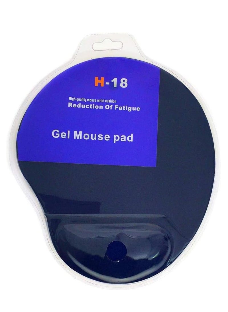 GEL Mousepad w-18 - Gel mouse pad with wrist tilt ramp - Soft slip-resistant texture - Easy to clean - Ergonomic design for easier and more comfortable use  - Image 5