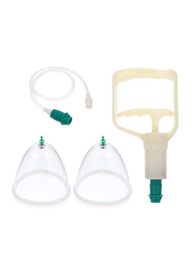 Women's Breast Pump with Cupping Cups Set, Professional Massage Cupping Set, Chinese Cupping Jar, Acupuncture Point Cupping Therapy Set - Image 1