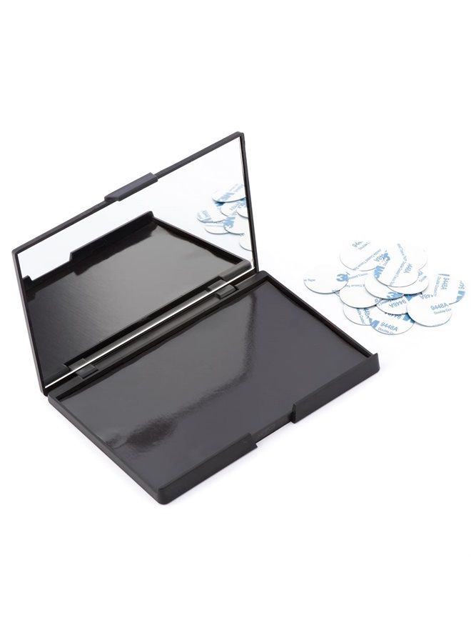 Allwon Empty Magnetic Plastic Eyeshadow Makeup Palette with 15Pcs Adhesive Empty Palette Metal Stickers for Eyeshadow Lipstick Blush Powder - Image 1