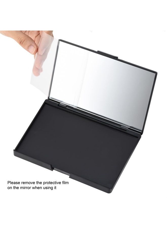 Allwon Empty Magnetic Plastic Eyeshadow Makeup Palette with 15Pcs Adhesive Empty Palette Metal Stickers for Eyeshadow Lipstick Blush Powder - Image 4