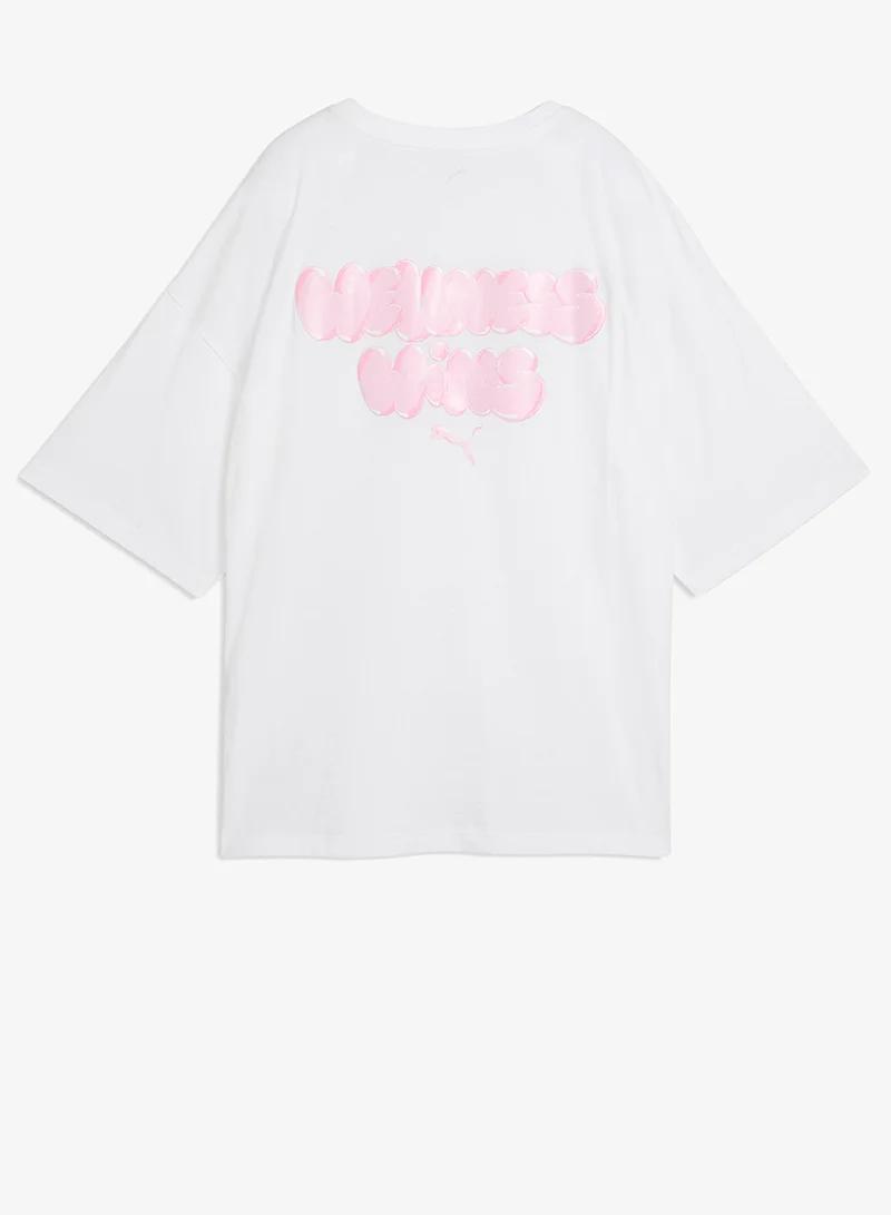 بوما تيشيرت بابل كبير بطبعة جرافيك