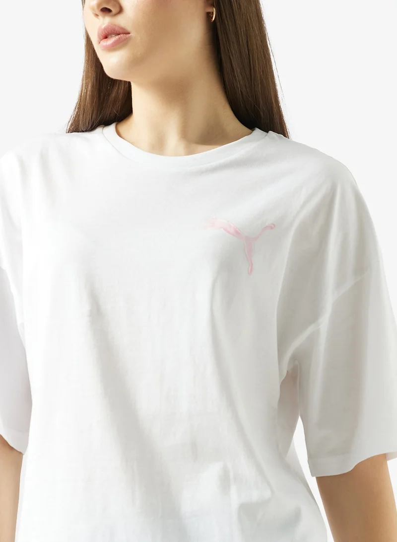 PUMA  Bubble Oversized Graphic T-Shirt for Women | Best Price UAE