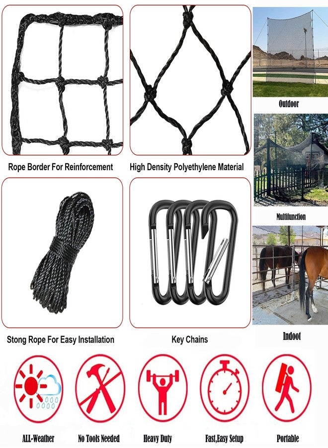 AOLIGEIJS Golf Net,Golf Practice Net,Sports Netting,Sports Practice Barrier Net,Heavy Duty Ball Netting - Image 5