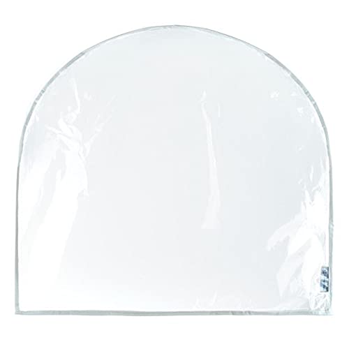 HANGERWORLD HANGERWORLD 20 Pack Shoulder Covers - 24" x 21.5" with Gusset - Large PEVA Plastic Garment Cover Dust Protector for Hanging Clothes Storage  - Image 4