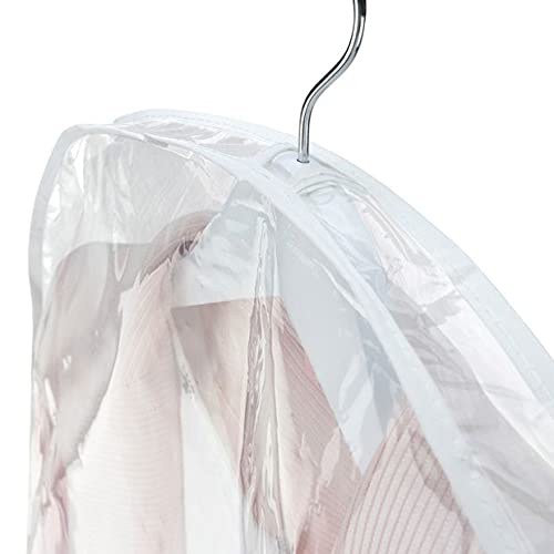 HANGERWORLD HANGERWORLD 20 Pack Shoulder Covers - 24" x 21.5" with Gusset - Large PEVA Plastic Garment Cover Dust Protector for Hanging Clothes Storage  - Image 5