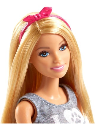 Barbie Pet Lover Doll Set with Puppy, Bunny & 7 Accessories | Feeding & Grooming Playset for Kids - view 2