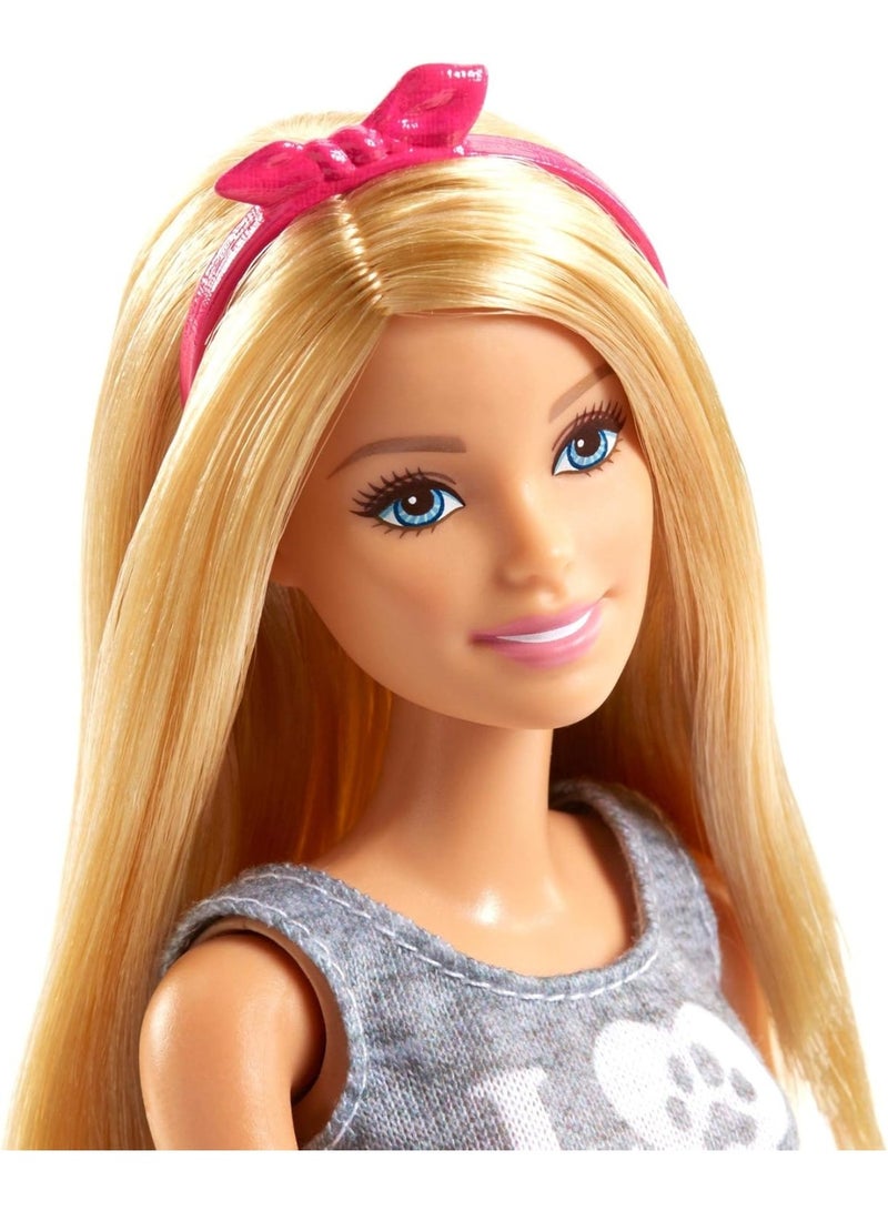 Barbie Pet Lover Doll Set with Puppy, Bunny & 7 Accessories | Feeding & Grooming Playset for Kids - Image 2