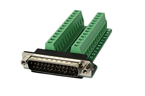 Twinkle Bay Twinklebay Connector Db25 D-sub Male Plug 25-pin Port Terminal Breakout PCB Board - Image 4