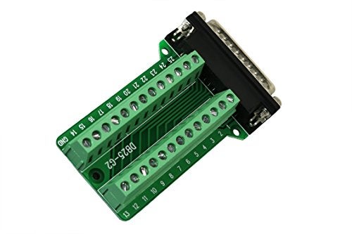 Twinkle Bay Twinklebay Connector Db25 D-sub Male Plug 25-pin Port Terminal Breakout PCB Board - Image 2