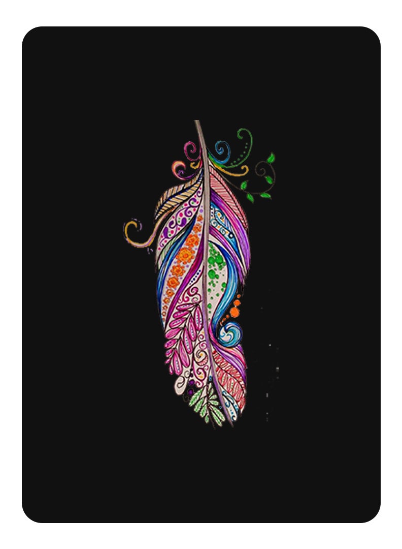 Theodor Protective Flip Case For Samsung Galaxy Tab A 10.5, T590 With Trifold Stand Auto Wake Sleep Shockproof Cover Feather copy - Image 1