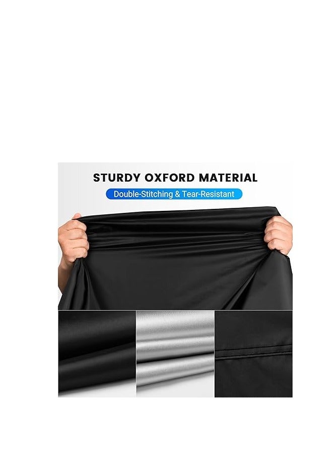 Motorcycle Cover Waterproof Outdoor - Four Seasons Protection, Sunscreen, Rainproof, Dustproof, with Reflective Stripes, Lightweight Motorcycle Cover XXXL - Image 3