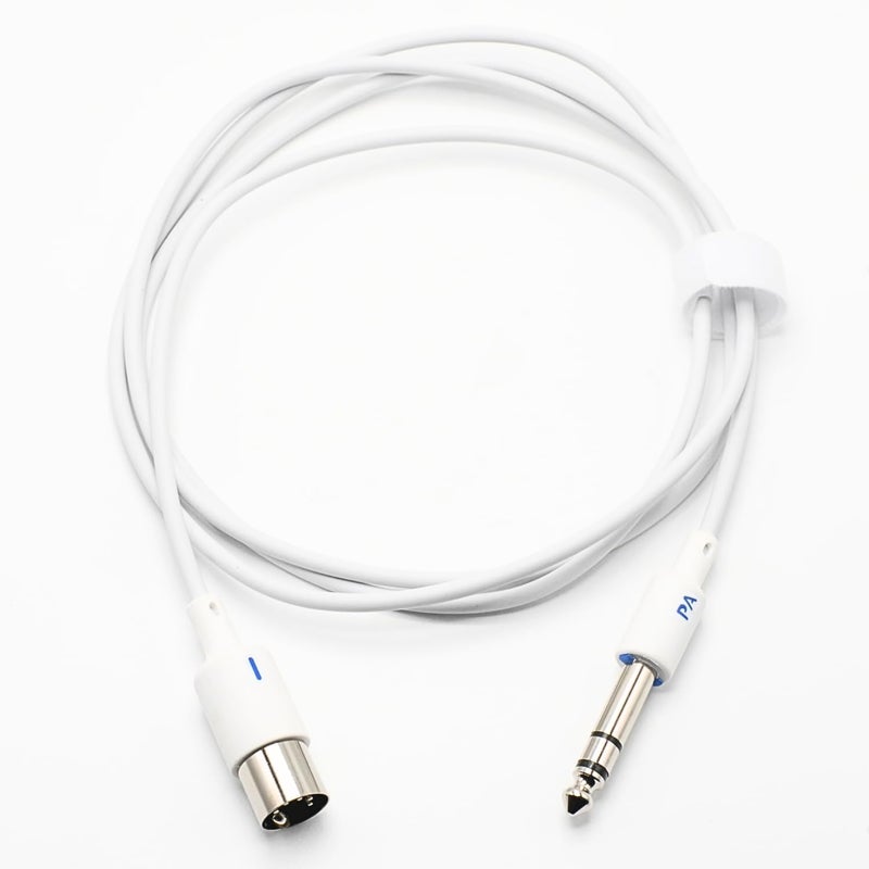 PAINTAUDIO Paint Audio MIDI Cable 5 FT Male to Male 5-Pin MIDI Cable Compatible with MIDI Keyboard, Keyboard Amplifier Guitar Multi Effects Synth External Sound Card, Sound Source and Other Music Gear - Image 1