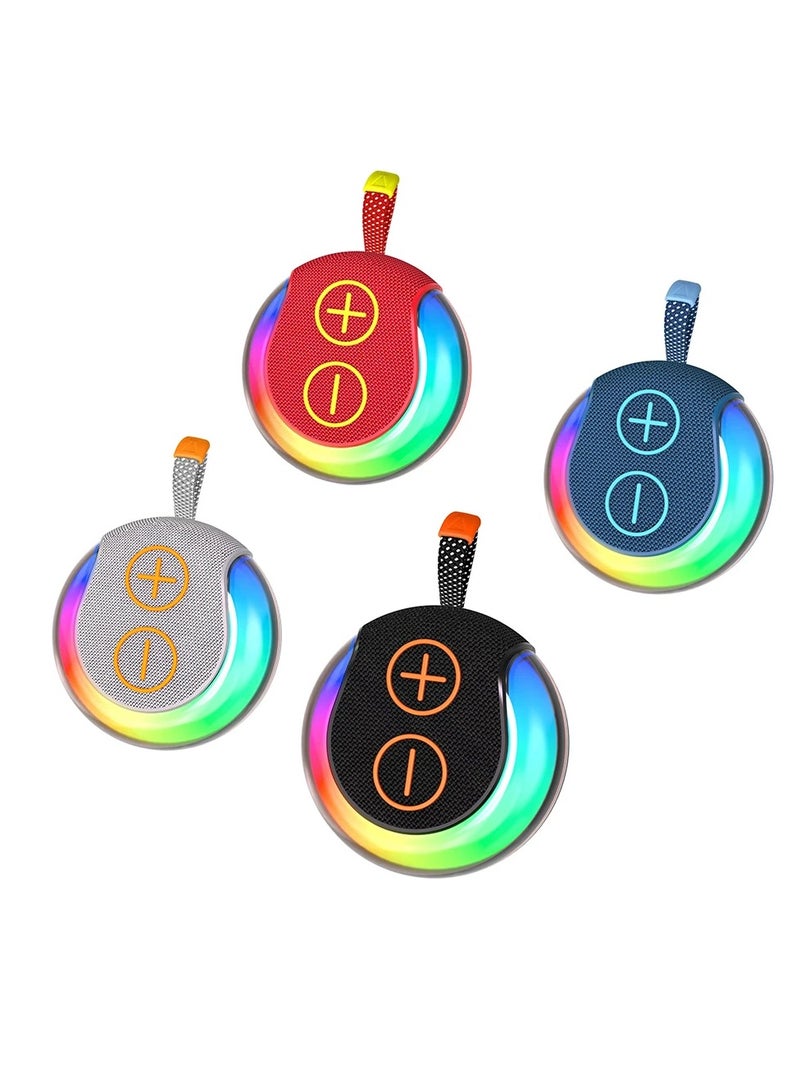 BOOMS260 Wireless Blue-tooth Portable MINI Speakers HIFI Music Super Bass Subwoofer Active Waterproof Bathroom RGB Light Speaker - Image 2