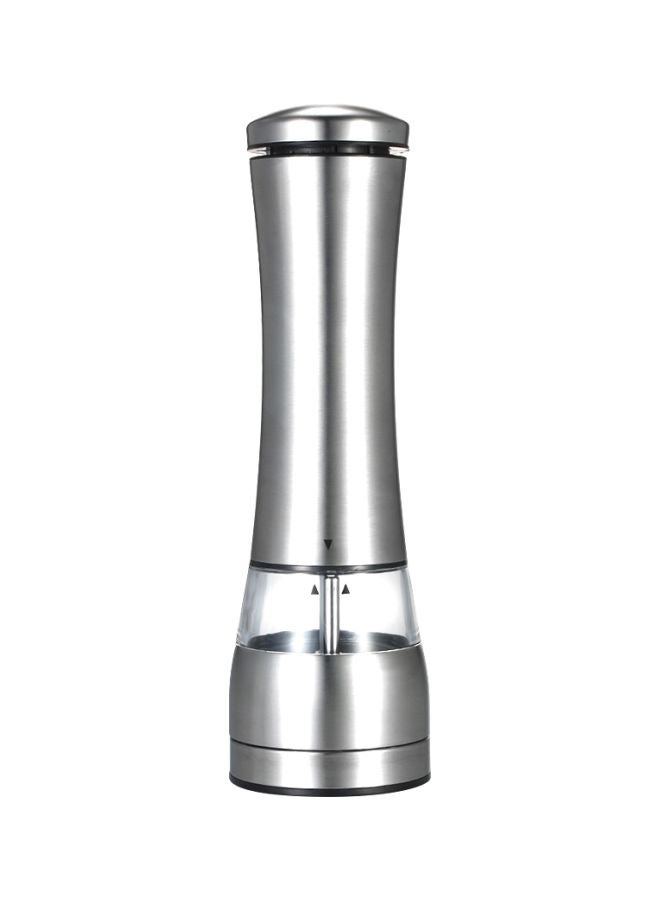 Stainless Steel Electric Pepper Grinder Silver 21.5x6.3cm  - Image 1