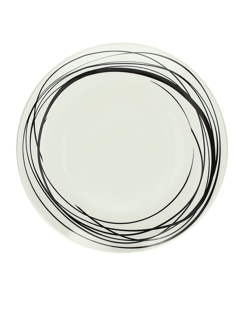 Tognana DINNER PLATE CM 27 METROPOLIS GRAPHIC ART  - Image 1