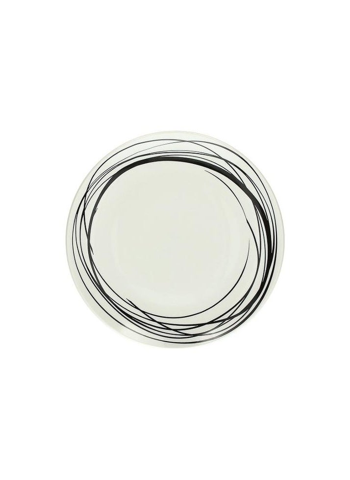 Tognana DINNER PLATE CM 27 METROPOLIS GRAPHIC ART  - Image 2