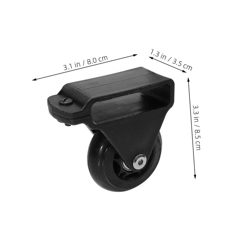4 Pcs Aluminum Alloy Telescoping Ladder Wheels With Stabilizer Bar For Easy Mobility - Image 3