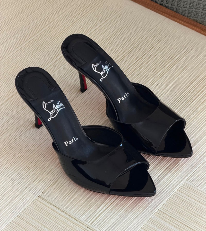 كريستيان باريس Christian Louboutin Miss Z Mules Womens - Image 1