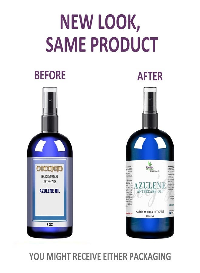 cocojojo Azulene Oil After Waxing Sugaring Soothing Hair Retardant 8 Oz Decreasing Hair Thickness After Hair Removal Natural Delaying Hair Regrowth - Image 4