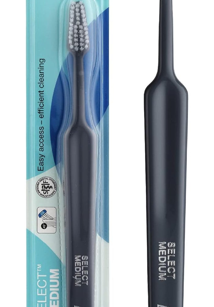 TePe Spazz Select Medium Toothbrush - Ergonomic Design for Adults and Kids - Multicolor - Image 1