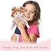 June Garden 14 Snuggle Cutie Doll Gracie Soft Plush Doll for Girls and Toddlers Removable Clothes and Shoes - Image 4