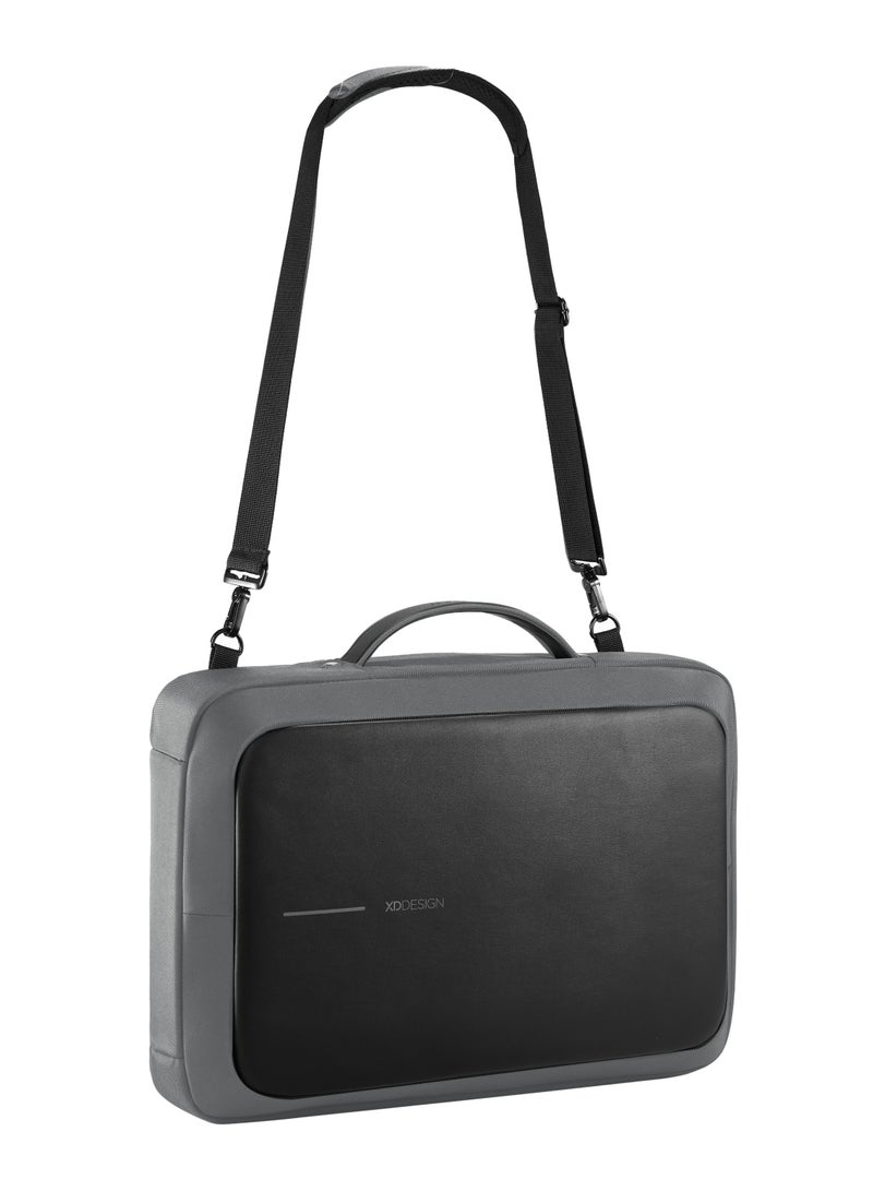 XD DESIGN Bobby Bizz 2.0 | Anti-Theft Backpack & Briefcase, Convertible Laptop & Tablet Travel Bag, Hidden Zipper, Cut Resistant, RFID Protected Pocket, Multi Compartments & Water Repellant - Grey - Image 2