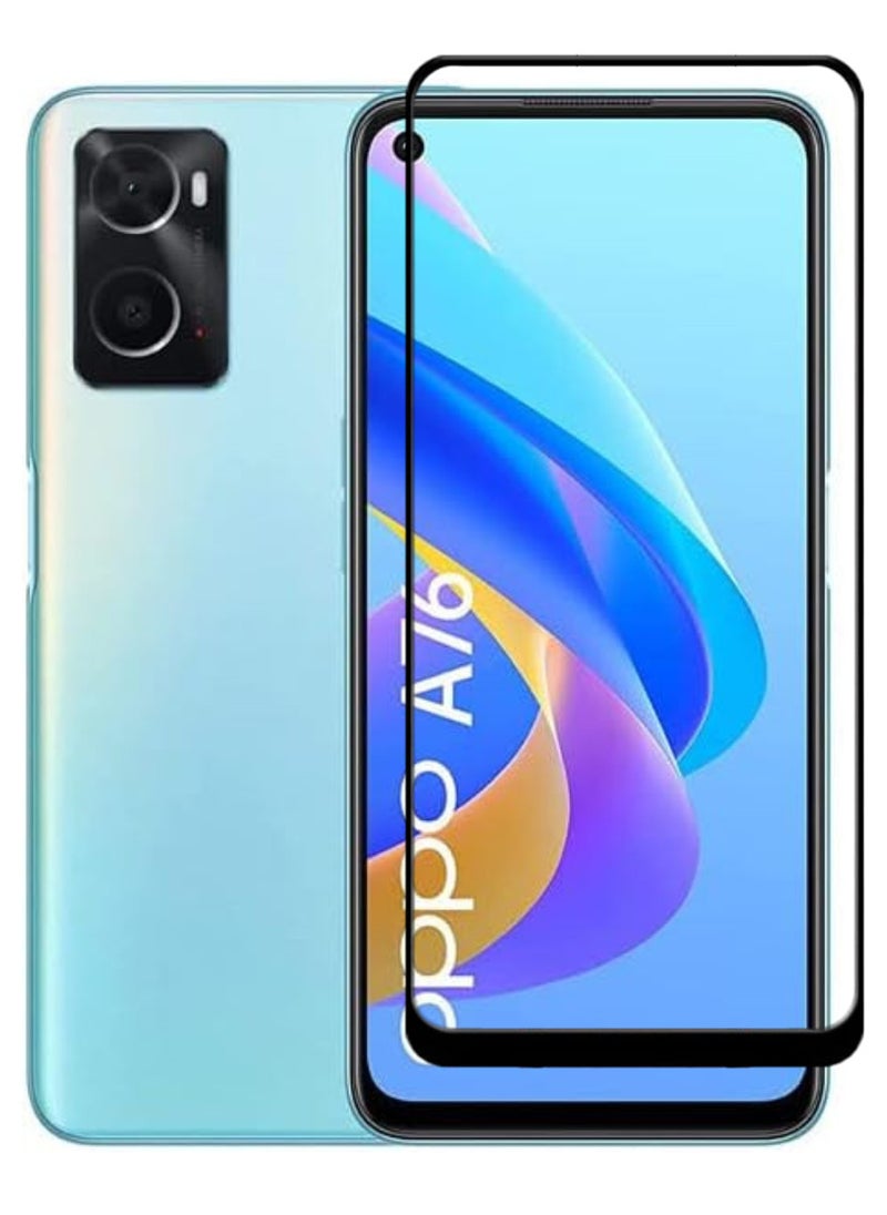 ACLIX Antistatic ESD Dustproof Premium Quality High Definition Tempered Glass Screen Protector Designed For Oppo A76 - Image 1