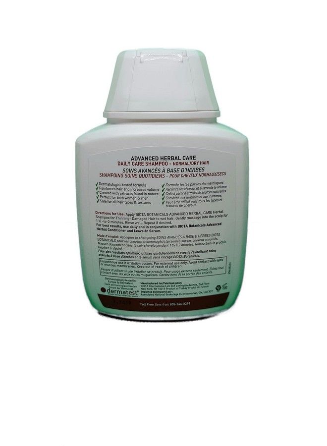 Biota Bota Botanicals Herbal Care Experts Daily Care Shampoo For Normal/Dry Thinning Hair 10.1 Oz - Image 3
