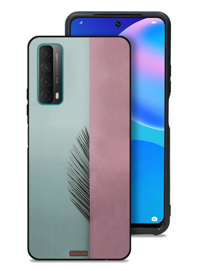 Tolwak Huawei Y7a Protective Case Cover Half Leaves - Image 1