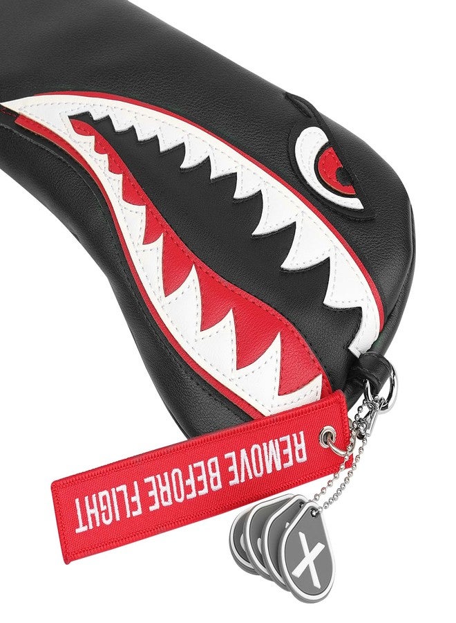 SHABIER New Flying Tiger Warshark Golf Headcover for Golf Club Available for Driver/Fairway/Hybird (Hybird Cover) - Image 5